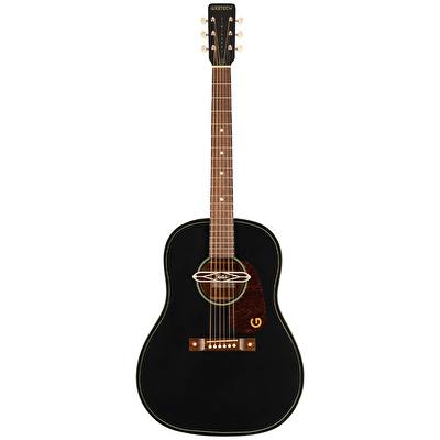 Gretsch Jim Dandy Deltoluxe Dreadnought Ceviz Klavye TSPG Blacktop Elektro Akustik Gitar