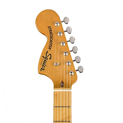 Squier Classic Vibe 70s Stratocaster HSS Solak Akcaagac Klavye Black Solak Elektro Gitar
