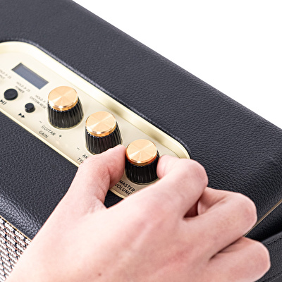 KOZMOS Blaze-30BK Uygulama ile Kontrol Edilebilen Elektro Gitar Amfisi ve Bluetooth Hoparlör