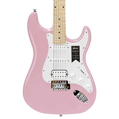 Mantic MST100-HPK Aksesuarlı ve Amfili Pembe Elektro Gitar Paketi