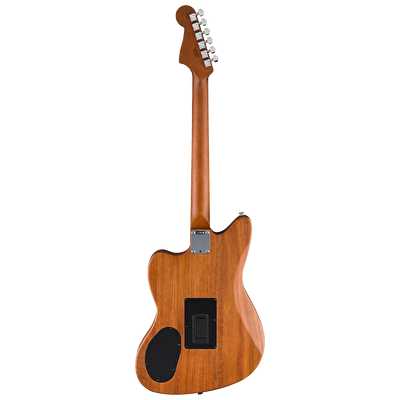 Fender Acoustasonic Standard Jazzmaster Gülağacı Klavye Aged Natural Elektro Akustik Gitar