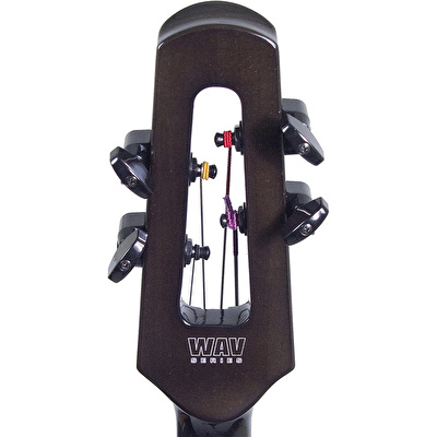 NS DESIGN WAV4C-CO-BK / Transparan Siyah, Polar Piezo Manyetikli, Tripod Stand, Pizz/Arco Switch, Coform Klavye Elektro Çello