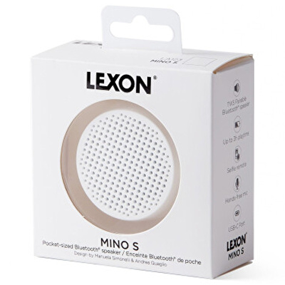 LEXON Mino S Bluetooth Hoparlör Beyaz