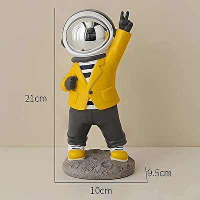 GIFTPOINT Astronot Ayakta Sarı 1/S