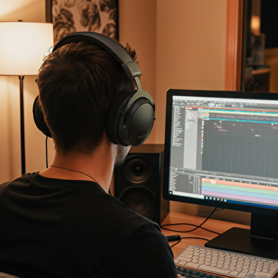 KOZMOS KHDP-S400 Pro Studio Referans Kulaklık