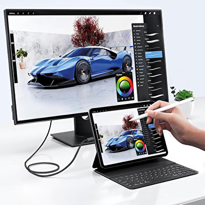 SUNIX 4K USB-C HDMI 185 Cm Görüntü Aktarım Kablosu