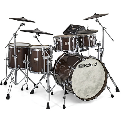 ROLAND VAD716 V-Drums Acoustic Design Gloss Ebony Elektronik Davul Seti