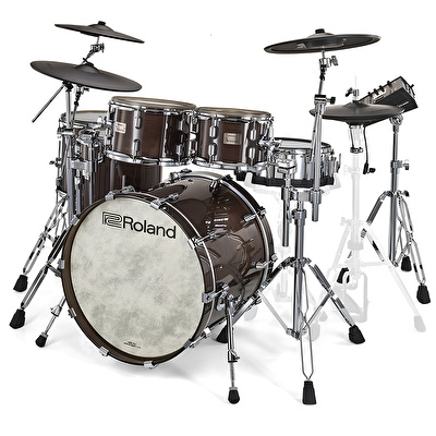 ROLAND VAD716 V-Drums Acoustic Design Gloss Ebony Elektronik Davul Seti