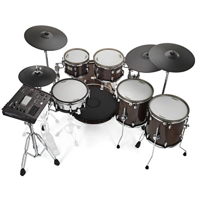 ROLAND VAD716 V-Drums Acoustic Design Gloss Ebony Elektronik Davul Seti