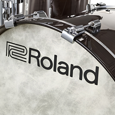 ROLAND VAD716 V-Drums Acoustic Design Gloss Ebony Elektronik Davul Seti