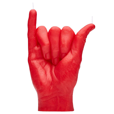 CANDLE HAND Shaka Mum Kırmızı