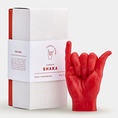 CANDLE HAND Shaka Mum Kırmızı