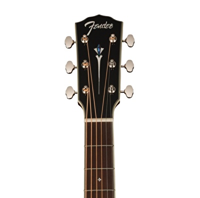 Fender PS-220E Paramount Parlor Ovangkol Klavye 3-Tone Vintage Sunburst Elektro Akustik Gitar