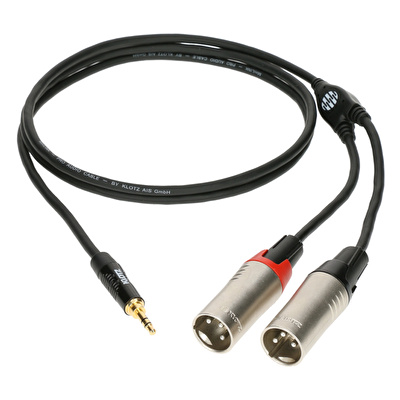 Klotz KY9 MiniLink Profesyonel Mini TRS Jack - 2xXLRM Y Kablo 3m