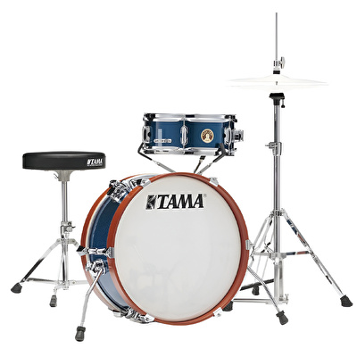 TAMA LJK28H4-ISP Club-JAM Mini Indigo Sparkle 2 Parça (18B/12T) Aksamlı Akustik Davul Seti