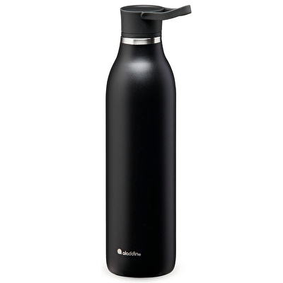 ALADDIN 0.6L CityLoop Thermavac™ eCycle Stainless Steel - Çelik Su Termosu - Siyah