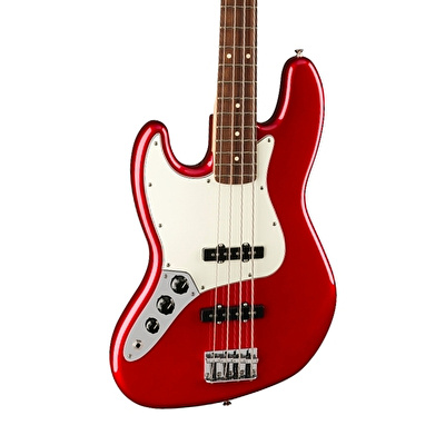 Fender Player Jazz Bass Solaked Pau Ferro Candy Apple Red Bas Gitar