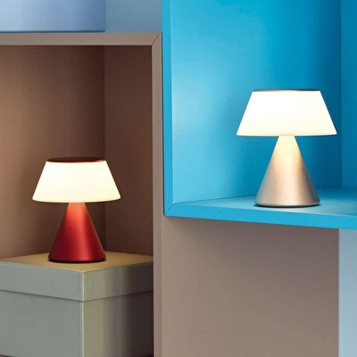 LEXON Luma M Led Lamba Metalik Gri