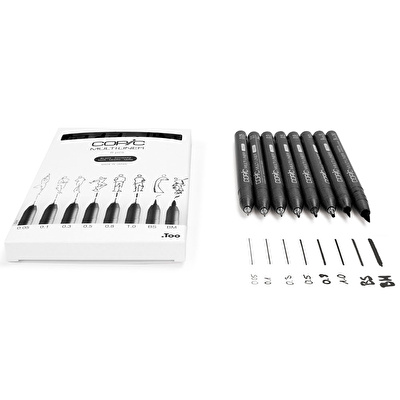 COPIC Multiliner Classic 8'li Kalem Seti B