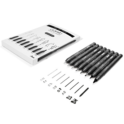 COPIC Multiliner Classic 8'li Kalem Seti B