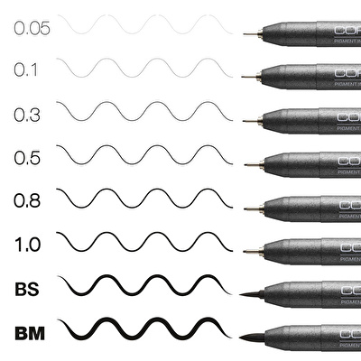 COPIC Multiliner Classic 8'li Kalem Seti B