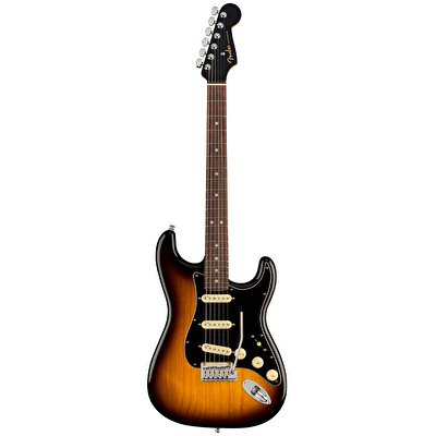 Fender American Ultra Luxe Stratocaster Gülağacı Klavye 2-Color Sunburst Elektro Gitar