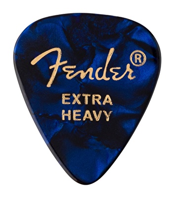 Fender 351 Shape Premium Picks Extra Heavy Mavi (12'li Paket)