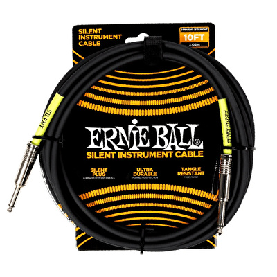 ERNIE BALL P06472 5.5 Metre Siyah Enstrüman Kablosu