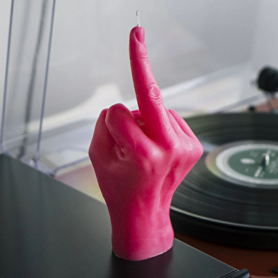CANDLE HAND F*ck You Mum Pembe
