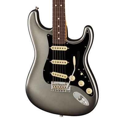 Fender American Professional II Stratocaster Gülağacı Klavye Mercury Elektro Gitar