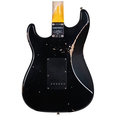 Fender Custom Shop Limited Edition 1967 HSS Stratocaster Relic Aged Black Elektro Gitar