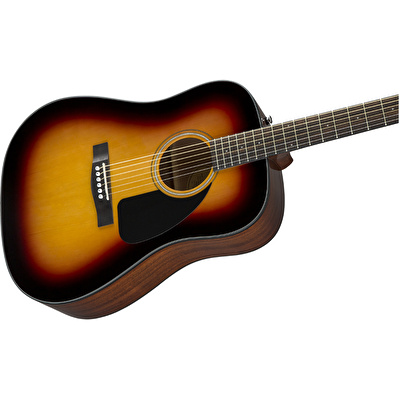 Fender CD-60 Dreadnaught Ceviz Klavye Sunburst Akustik Gitar