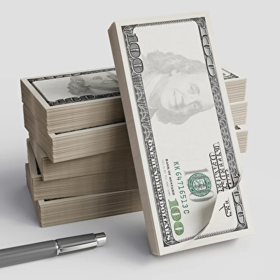 MUSTARD Cash Sticky Notes Not Kağıdı