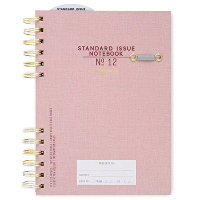 DESIGNWORKS INK Standard Issue Spiralli Defter Dusty Pink