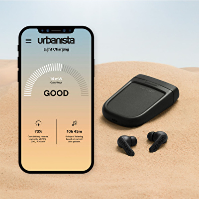 Urbanista Phoenix Midnight Black BT Solar TWS In-Ear Kulaklık