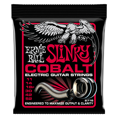 Ernie Ball Burly Slinky Cobalt Elektro Gitar Teli 11-52