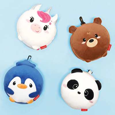 LEGAMI Maskeli Seyahat Yastığı - Teddy Bear