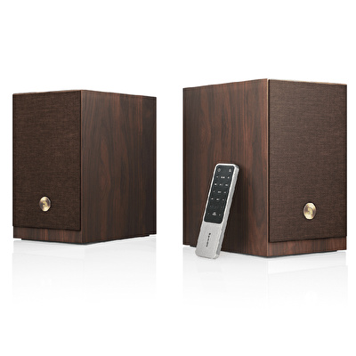 Audio Pro A28 Walnut Aktif Raf Tipi Multiroom Akıllı Ev Hoparlörü(Çift)