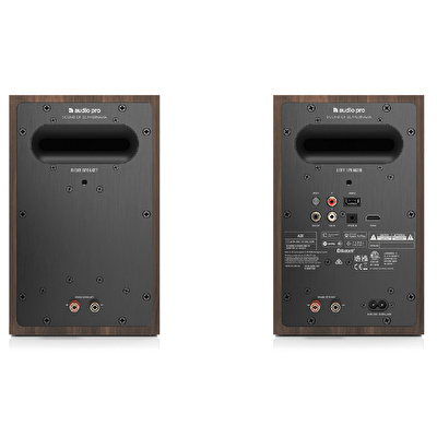 Audio Pro A28 Walnut Aktif Raf Tipi Multiroom Akıllı Ev Hoparlörü(Çift)