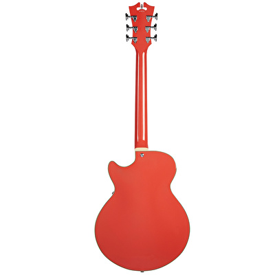 Dangelico DAPSSFRCSCB Premier SS Fiesta Red Elektro Gitar