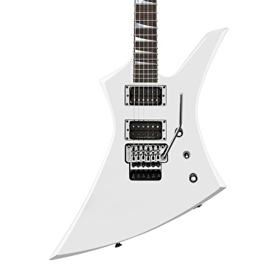 Jackson USA Select Kelly KE2 Abanoz Klavye Snow White Elektro Gitar