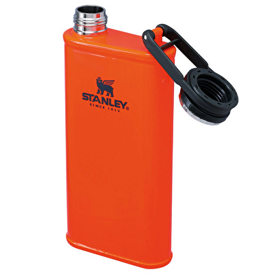 STANLEY 0.23L Classic Easy Fill Wide Mouth Flask - Blaze Orange Matara