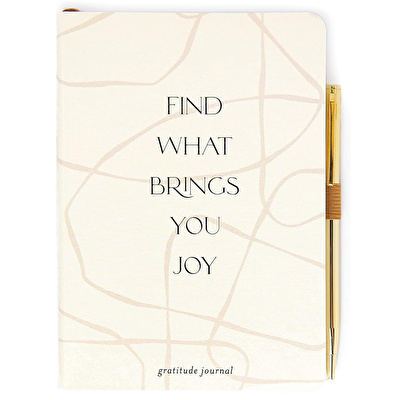 DESIGNWORKS INK Tükenmez Kalemli Defter - Brings You Joy