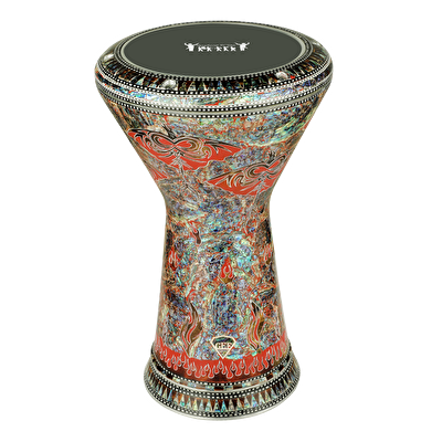 GEF ELFAN ADB23-6519 Kültürel Motifli Darbuka 23cm