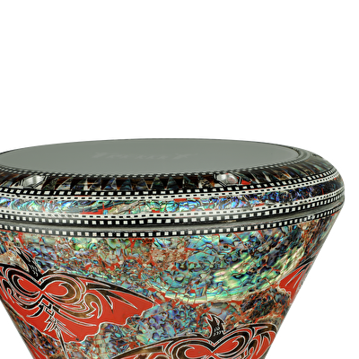 GEF ELFAN ADB23-6519 Kültürel Motifli Darbuka 23cm