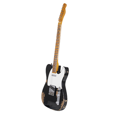 Fender Custom Shop Limited Edition 1954 Telecaster Heavy Relic Aged Black Elektro Gitar