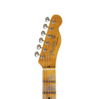 Fender Custom Shop Limited Edition 1954 Telecaster Heavy Relic Aged Black Elektro Gitar