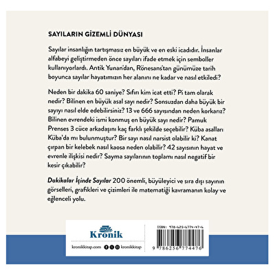 Dakikalar İçinde Sayılar - Anında Açıklanan 200 Temel Kavram