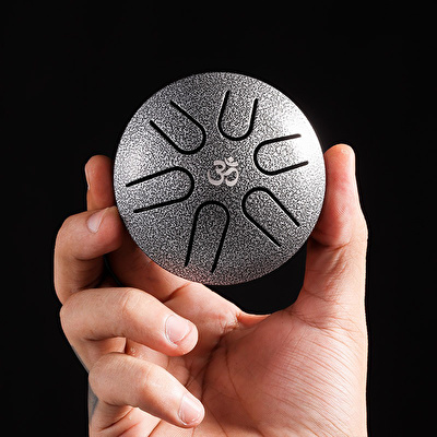 YOGIXO Tongue Drum Mini 6 Notalı 3″ Meteorite