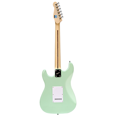 Mantic MST100-HGR Aksesuarlı ve Amfili Yeşil Elektro Gitar Paketi